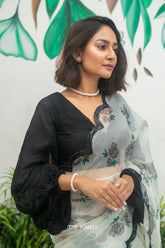 Florence Black Organza Blouse